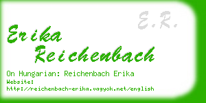 erika reichenbach business card